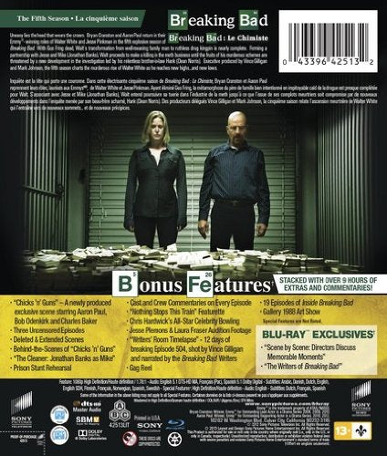 Breaking Bad: The Fifth Season [Blu-Ray Box Set] DVDs & Blu-Rays Sony Pictures   
