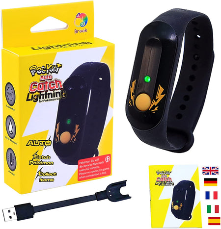 Brook Pocket Auto Catch Lightning Wristband for Pokemon Go - iPhone & Android [Toys] Toys & Games Brook Gaming   