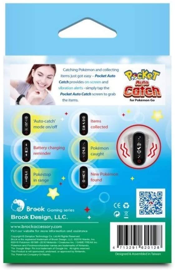 Brook Pocket Auto Catch Wristband for Pokemon Go - iPhone & Android [Toys] Toys & Games Brook Gaming   