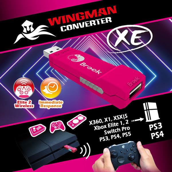 Brook Wingman Converter XE Support - Controller Adapter for Xbox to PlayStation [Cross-Platform Accessory] Cross-Platform Accessories Brook Gaming   