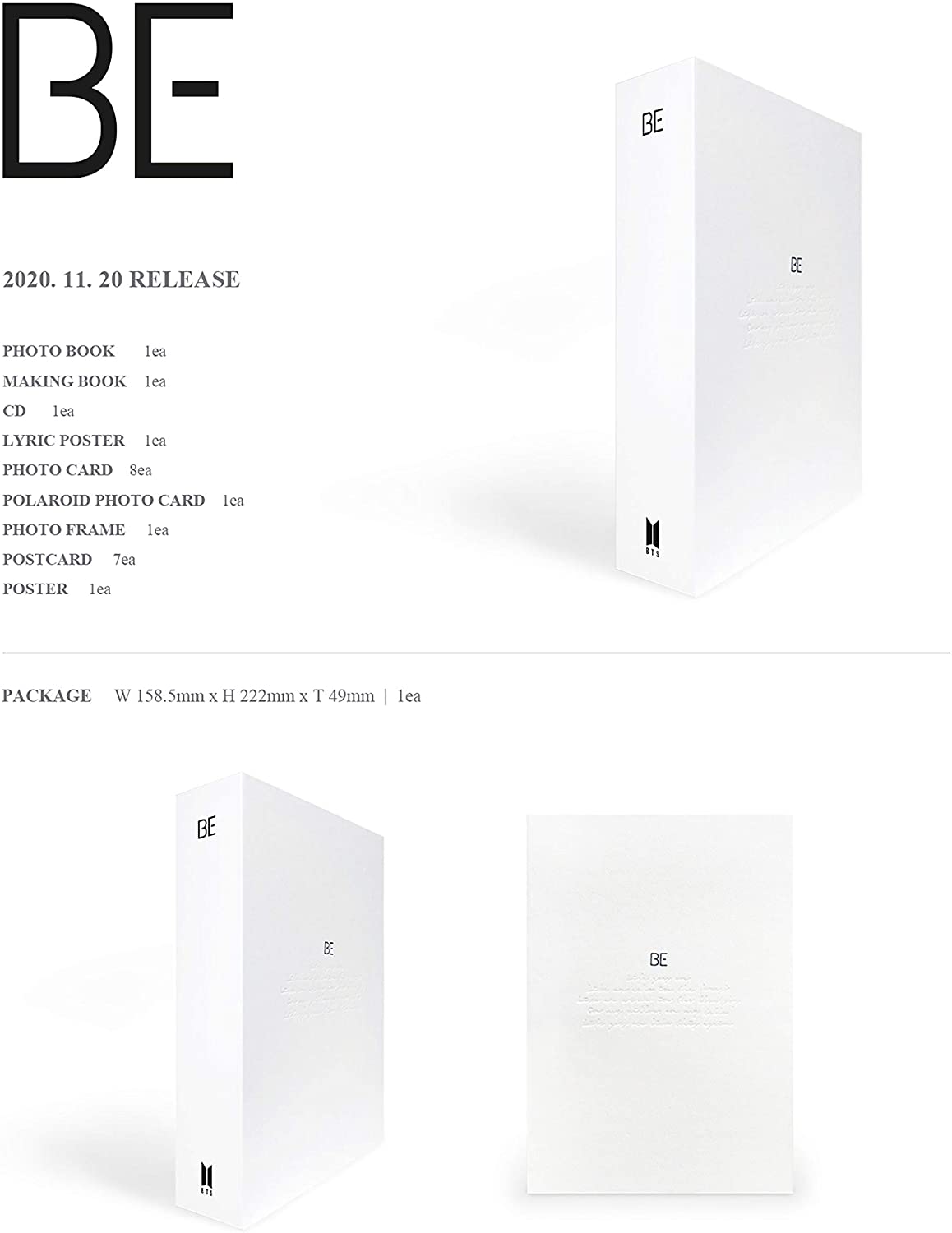BTS - BE Deluxe Edition [Audio CD] – Shopville