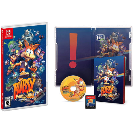 Bubsy: Paws on Fire - Limited Edition [Nintendo Switch] Nintendo Switch Video Game Nintendo   