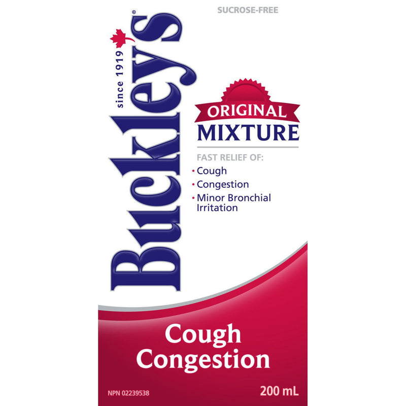 Buckley's Original Mixture Cough Syrup for Cough and Congestion Relief - 200 mL [Healthcare] Healthcare Buckley's   