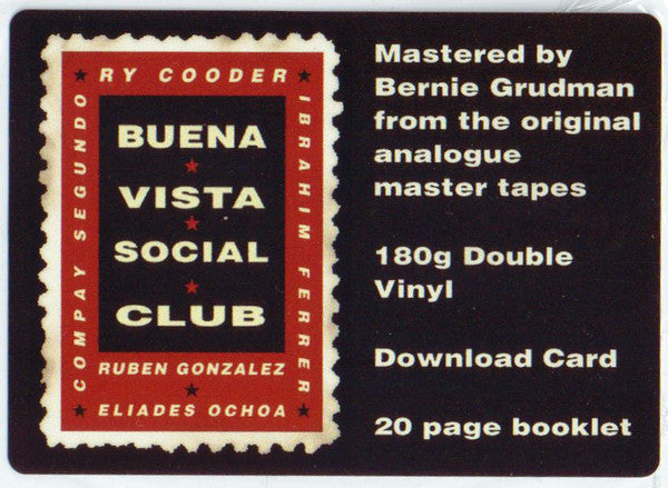 Buena Vista Social Club [Audio Vinyl] Audio CD/Vinyl World Circuit   