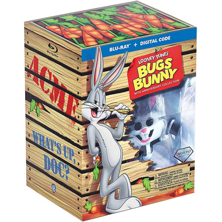 Bugs Bunny 80th Anniversary Collection [Blu-Ray + Digital Box Set] DVDs & Blu-Rays Warner Brothers   