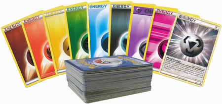 Bulk Pokemon Cards: 90 Assorted Energy Cards, 10 of Each Type Card Game Pokemon   