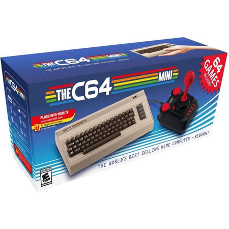 The C64 Mini Micro Commodore Console + Joystick [Retro Video Game Console System] Retro Systems Retro Games Ltd.
