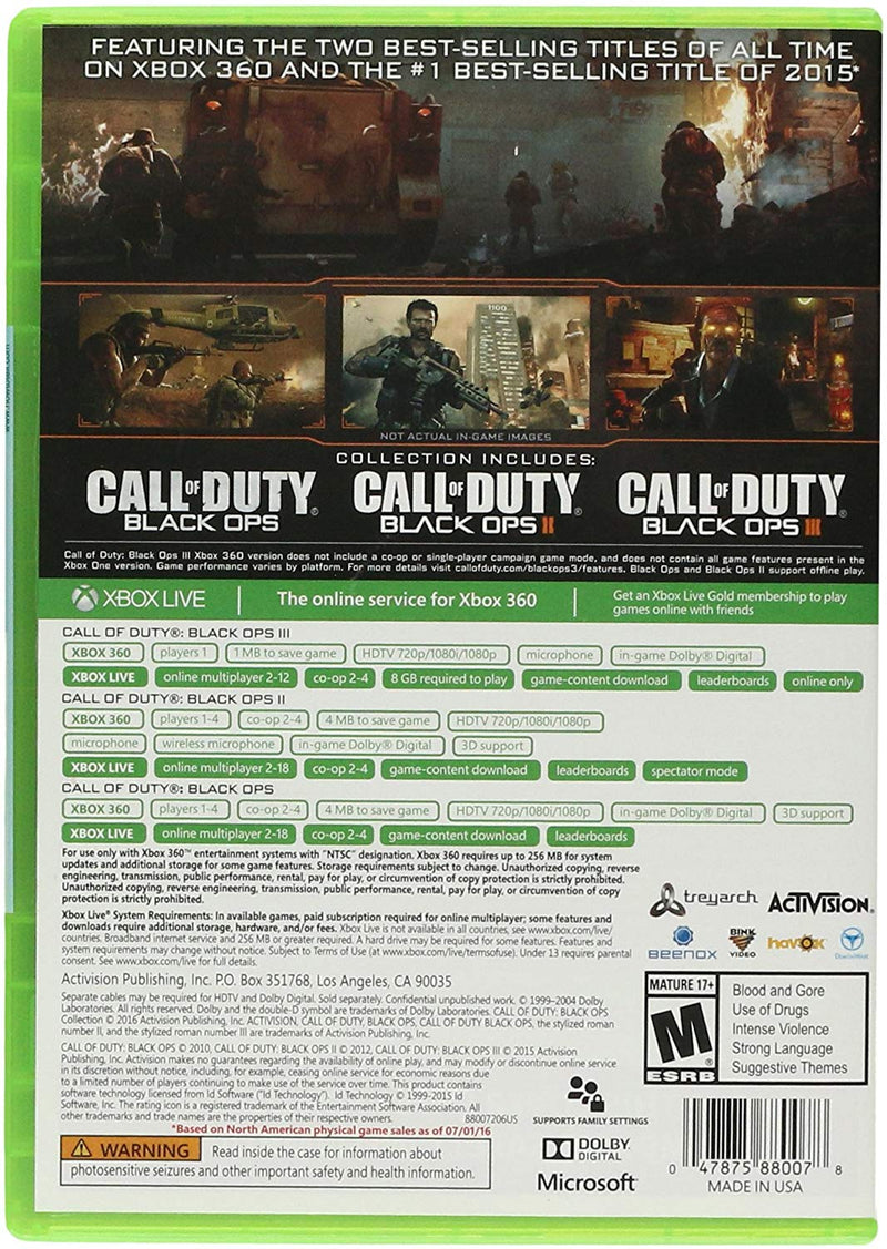 Call of Duty: Black Ops Collection [Xbox 360] Xbox 360 Video Game Activision   