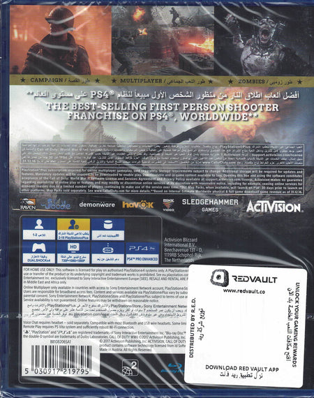 Call of Duty: WWII [PlayStation 4] PlayStation 4 Video Game Activision   