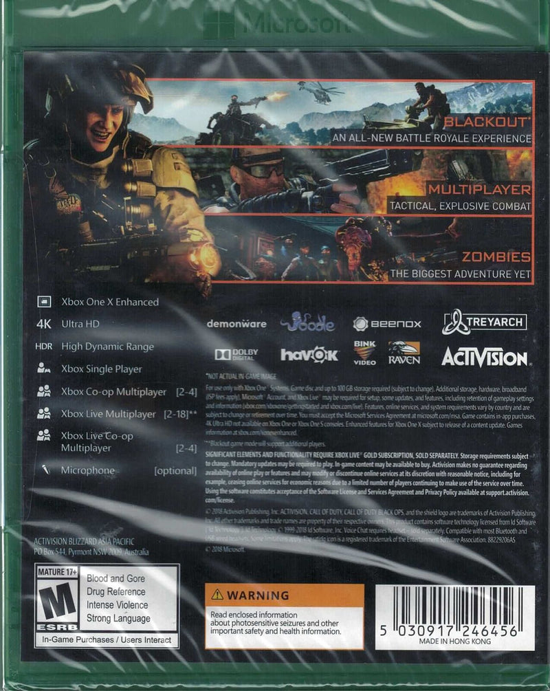 Call of Duty: Black Ops 4 - Specialist Edition [Xbox One] Xbox One Video Game Activision   