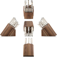 Cangshan S1 Series 1022599 German Steel Forged 17-Piece Knife Block Set - Walnut [House & Home] House & Home Cangshan   