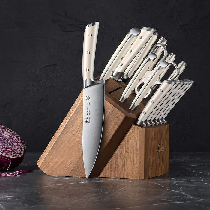 S1 Series 6-Piece German Steel Forged Knife Block Set, Forged