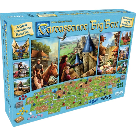 Carcassonne Big Box - 6th Edition [Board Game, 2-6 Players] Board Game Z-Man Games   