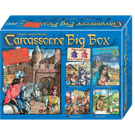 Carcassonne Big Box - 5th Edition [Board Game, 2-8 Players] Board Game Hans im Gluck   