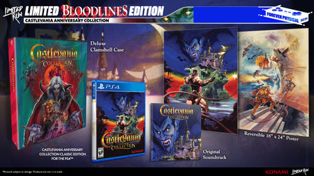 Castlevania Anniversary Collection - Bloodlines Edition - Limited Run #405 [PlayStation 4] PlayStation 4 Video Game Limited Run Games   