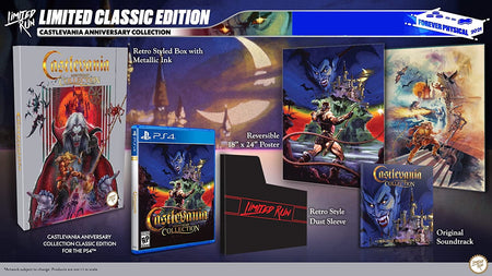 Castlevania Anniversary Collection - Classic Edition - Limited Run #405 [PlayStation 4] PlayStation 4 Video Game Limited Run Games   