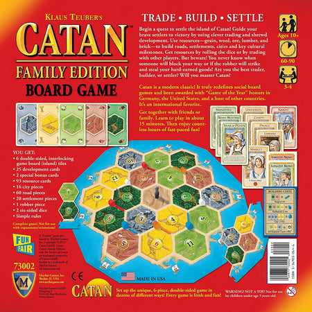 Catan: Family Edition [Board Game, 3-4 Players] Board Game Mayfair Games   