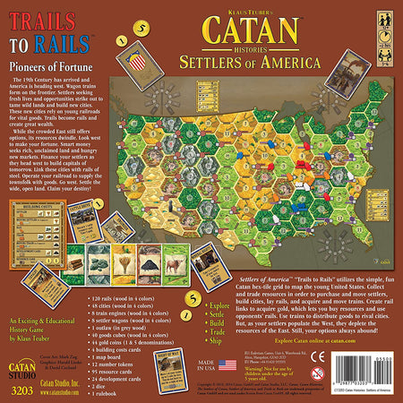 Catan Histories: Settlers of America [Board Game, 3-4 Players] Board Game Mayfair Games   