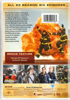 Chicago Fire: Season Six [DVD Box Set] DVDs & Blu-Rays Universal Studios   