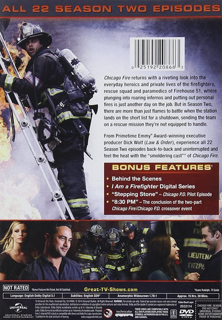 Chicago Fire: Season Two [DVD Box Set] DVDs & Blu-Rays Universal   