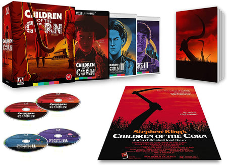 Children of the Corn Trilogy - Limited Edition [Blu-ray + 4K UHD Box Set] DVDs & Blu-Rays Arrow Video   