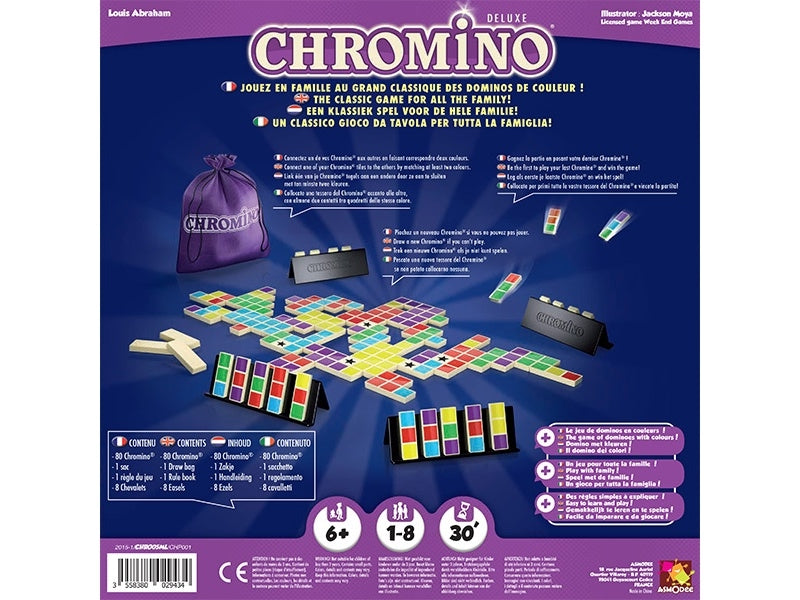 Chromino Deluxe [Board Game, 1-8 Players] Board Game Asmodee   