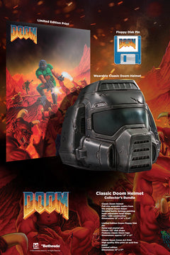 Classic Doom Helmet Collector's Bundle [Collectible] Toys & Games Bethesda   