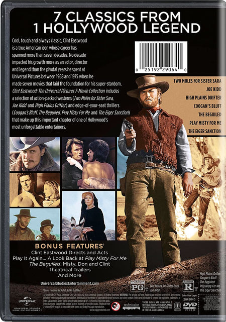 Clint Eastwood: The Universal Pictures 7-Movie Collection [DVD Box Set] DVDs & Blu-Rays Universal   