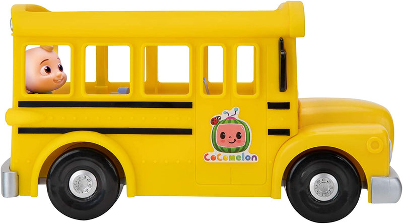 CoComelon Musical Yellow School Bus with JJ Figure [Toys, Ages 2+] Toys & Games Jazwares   