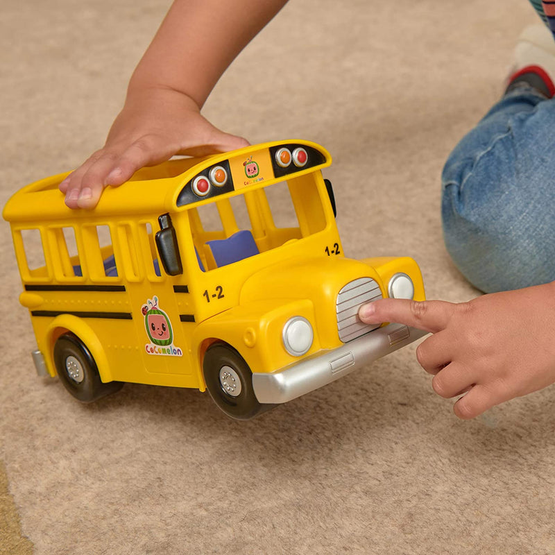 CoComelon Musical Yellow School Bus with JJ Figure [Toys, Ages 2+] Toys & Games Jazwares   