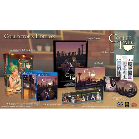 Coffee Talk - Collector's Edition [PlayStation 4] PlayStation 4 Video Game Strictly Limited Games   