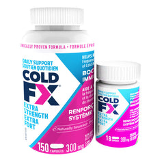 Cold-FX 300mg Extra Strength - 150+18 Capsules Value Pack Healthcare Cold-FX   