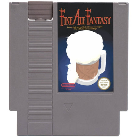 Concealable NES Entertainment Flask - Fine Ale Fantasy [Collectible] House & Home Ink Whiskey   