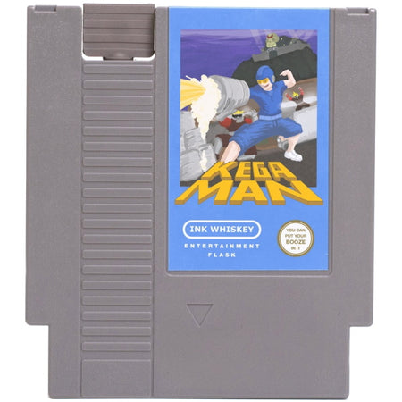 Concealable NES Entertainment Flask - Kega Man [Collectible] House & Home Ink Whiskey   