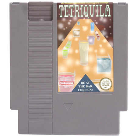 Concealable NES Entertainment Flask - Tetriquilla [Collectible] House & Home Ink Whiskey   