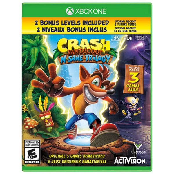 Crash Bandicoot N. Sane Trilogy [Xbox One] Xbox One Video Game Activision   