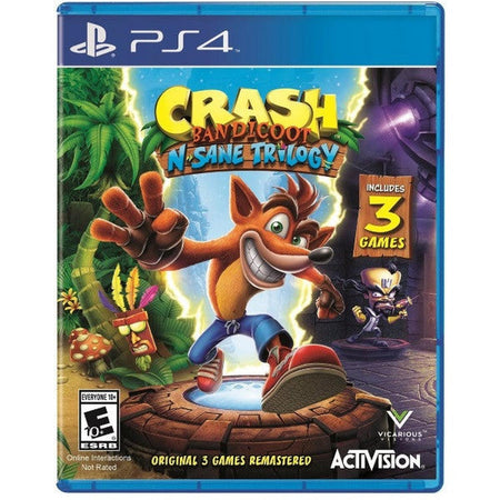 Crash Bandicoot N. Sane Trilogy [PlayStation 4] PlayStation 4 Video Game Activision   