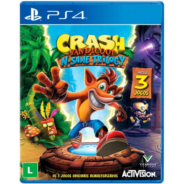 Crash Bandicoot N. Sane Trilogy [PlayStation 4] PlayStation 4 Video Game Activision   