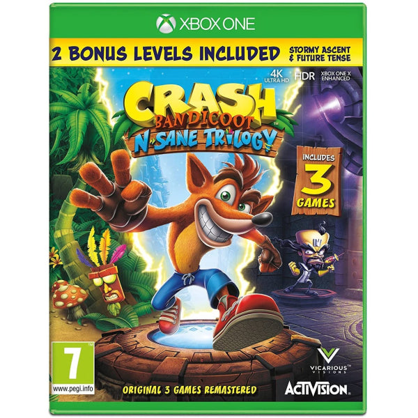 Crash Bandicoot N. Sane Trilogy [Xbox One] Xbox One Video Game Activision   