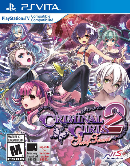 Criminal Girls 2: Party Favors - Party Bag Edition [Sony PS Vita] Sony PS Vita Video Game NIS America   