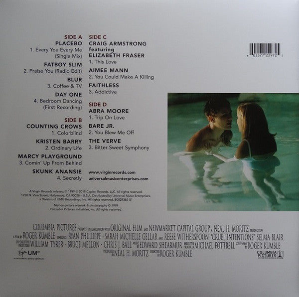 Cruel Intentions (Music From the Original Motion Picture Soundtrack) [Audio Vinyl] Audio CD/Vinyl Universal Music   