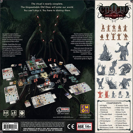 Cthulhu: Death May Die [Board Game, 1-5 Players] Board Game Guillotine Games   