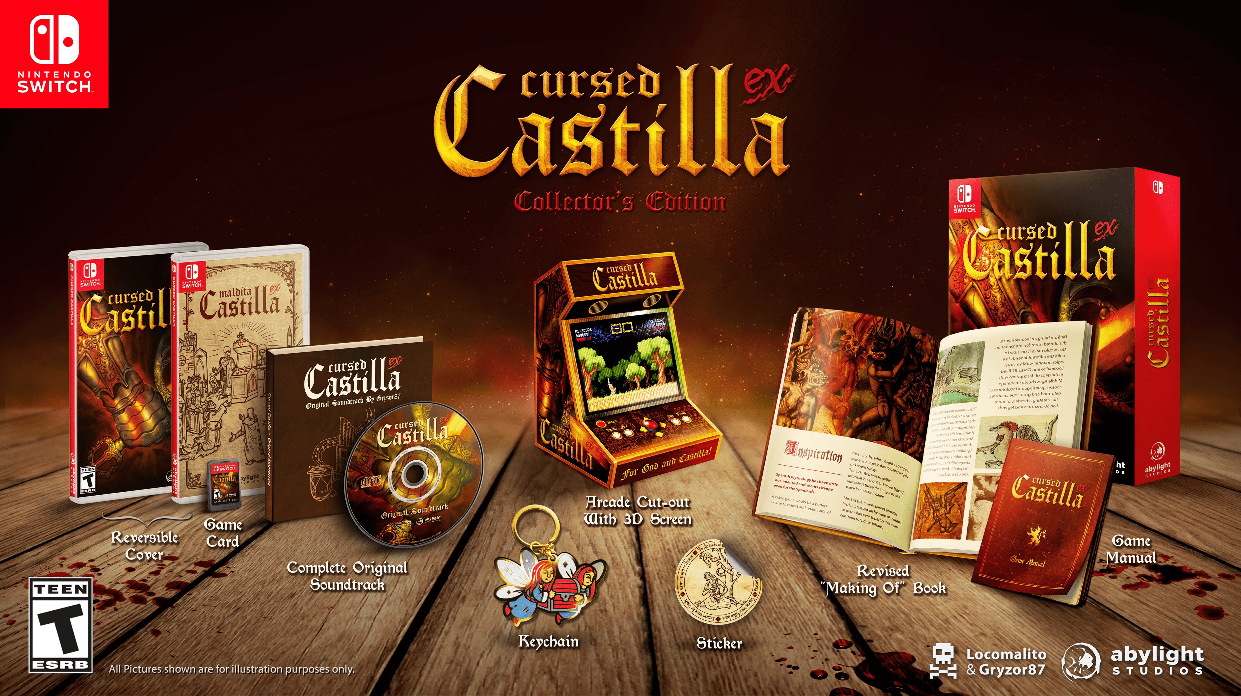 Nintendo Switch Cursed Castilla EX - Collector's Edition Cursed Castilla EX Collector's Edition - Limited Run Games