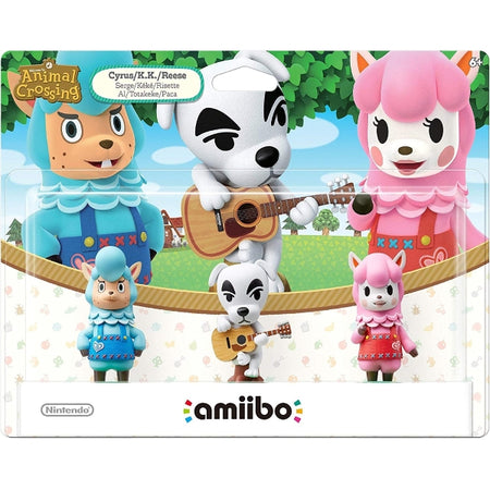 Animal Crossing Series - Cyrus + K.K. Slider + Reese Amiibo 3-Pack Nintendo Accessories Nintendo   