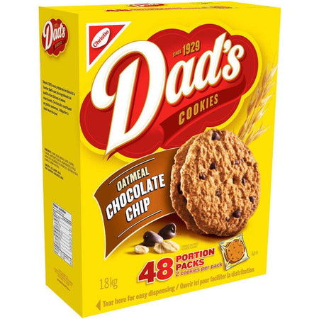 Dad’s Oatmeal Chocolate Chips Cookie 1.8kg - 48-packs of 2 [Snacks & Sundries] Snacks & Sundries Snackworks   