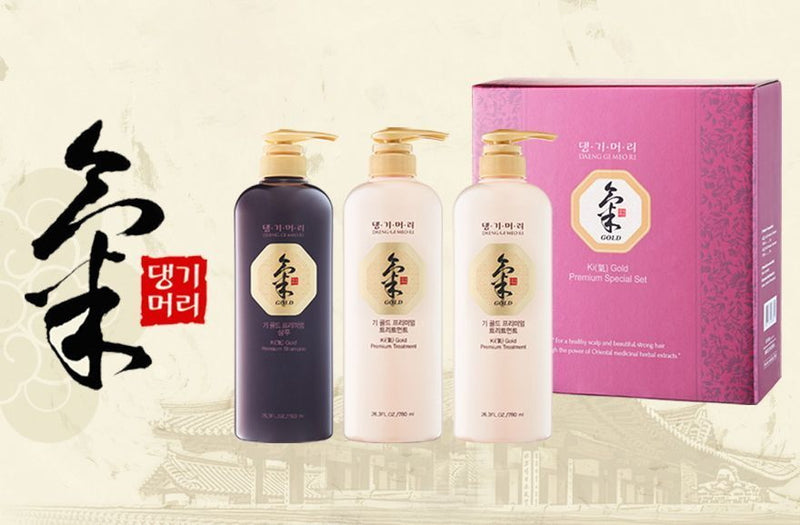 Daeng Gi Meo Ri Ki Gold Premium Special Shampoo/Treatment Set - 3x 780mL / 26.3 fl oz [Personal Care] Personal Care Daeng Gi Meo Ri   