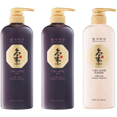 Daeng Gi Meo Ri Ki Gold Premium Special Shampoo/Treatment Set - 3x 780mL / 26.3 fl oz [Personal Care] Personal Care Daeng Gi Meo Ri   