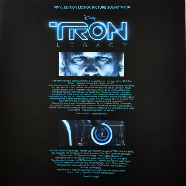 Daft Punk - TRON: Legacy (Vinyl Edition Motion Picture Soundtrack) - Limited Edition Transparent Blue & Clear Vinyl [Audio Vinyl] Audio CD/Vinyl iam8bit   