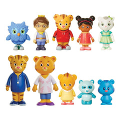Daniel Tiger's Neighborhood - Friends and Family 10 Piece Figure Set [Toys, Ages 3+] Toys & Games JAKKS Pacific   