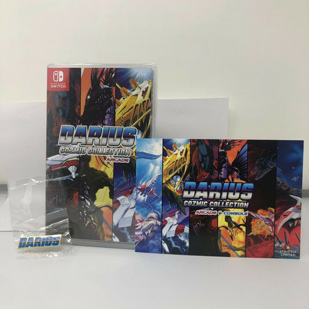 Darius Cozmic Collection: Arcade w/ Post Card + Darius Pin [Nintendo Switch] Nintendo Switch Video Game Strictly Limited Games   